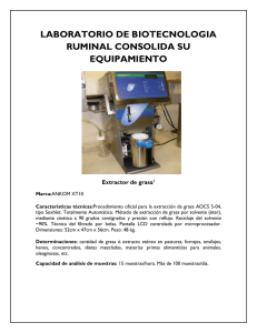 LABORATORIO DE BIOTECNOLOGIA RUMINAL CONSOLIDA SU