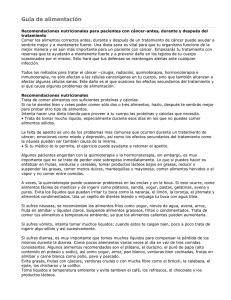 Guía de alimentación