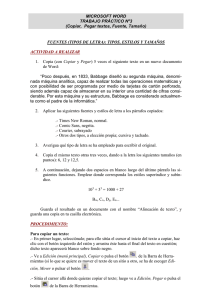 TIPOS DE LETRA: