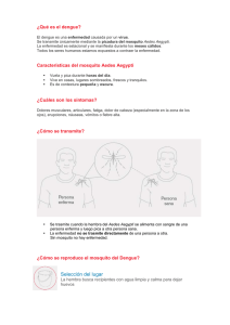 ¿Qué es el dengue