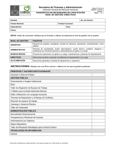 DNC Directivos - Secretaría de Cultura