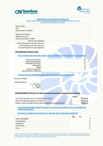 DIAGNOSTICO DE INCENTIVOS PUBLICOS