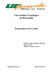 Teoría de la expectativa de Vroom