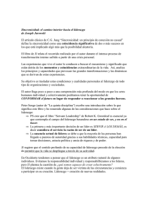 Sincronicidad: Resumen de Liderazgo y Camino Interior