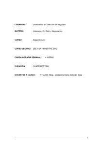 finalidad de la asignatura