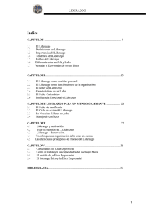 El Liderazgo - Practica integrada 2013