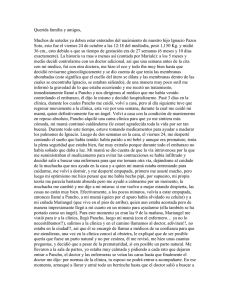 Querida familia y amigos,