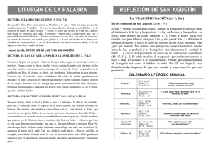 LA TRANSFIGURACIÓN (Lc 9, 28s )