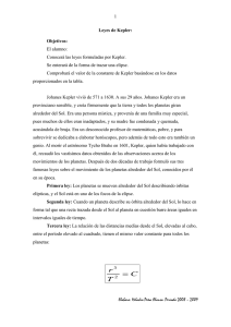 Leyes de Kepler: