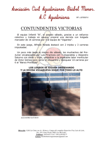 RIF: J-29758307-6 CONTUNDENTES VICTORIAS El equipo Infantil