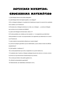 ACTIVIDAD DIVERTIDA: CRUCIGRAMA MATEMÁTICO