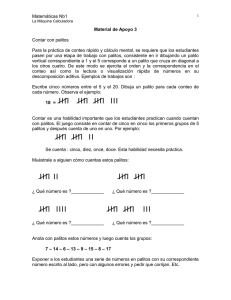 Matemáticas Nb1: Conteo con Palitos - Ejercicios