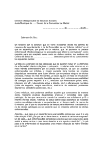Carta a Centro de Mayores