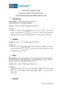 Ejercicios para resolver en clase: