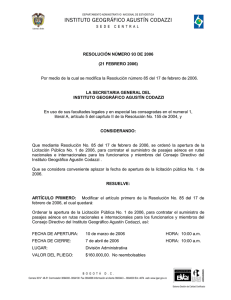 RESOLUCIÓN NÚMERO 269 DE 2005