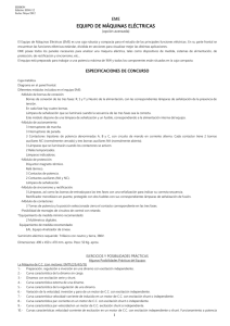 EQUIPO DE MÁQUINAS ELÉCTRICAS EME  (opción avanzada)