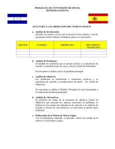 PROGRAMA DE CONVERSIÓN DE DEUDA HONDURAS ESPAÑA a.  Análisis de Involucrados