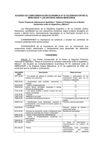 ACUERDO DE COMPLEMENTACIÓN ECONÓMICA Nº 55 CELEBRADO ENTRE EL