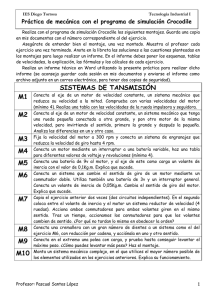 Práctica de mecánica