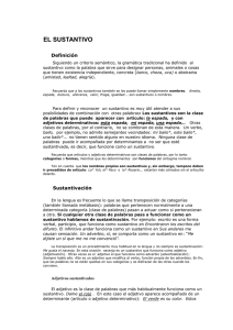 EL SUSTANTIVO - ALERTALETRAS