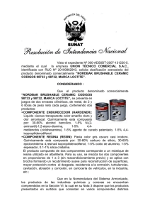 Interesado: UNION TECNICO COMERCIAL SAC.