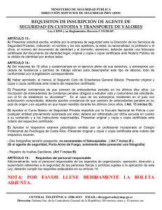 4. Agente de Seguridad Custodia y Transporte de Valores