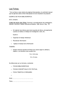 Las Fichas:
