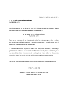 (ELABORAR EN HOJA MEMBRETADA DEL EXPORTADOR)