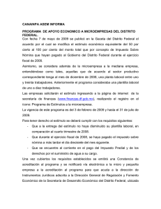CANAINPA ASEM INFORMA  FEDERAL.