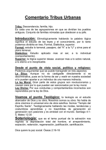 Comentario Tribus Urbanas
