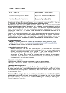 Fenómeno de Raynaud