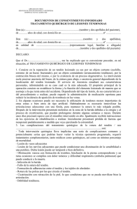 tratamiento quirúrgico lesiones tendinosas