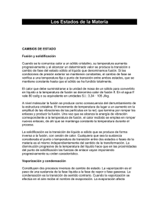 Los Estados de la Materia
