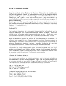 Aprobada la Ley Nacional de Trastornos Alimentarios, la