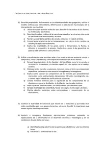 CRITERIOS DE EVALUACION FÍSICA Y QUÍMICA 3º
