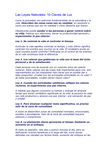 Las Leyes Naturales