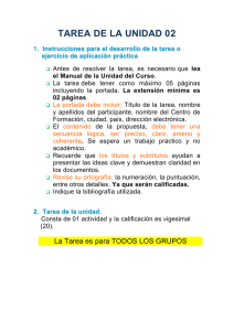 TAREA DE LA UNIDAD 02 1. I n