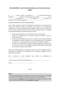 DECLARACIÓN Art