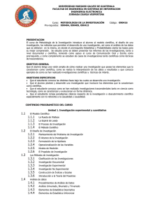 UNIVERSIDAD MARIANO GALVEZ DE GUATEMALA INGENIERIA ELECTRONICA