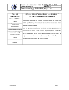 tabla cont cambios itr-ca-rc-014