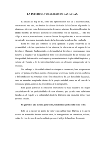 LA DIVERSIDAD CULTURAL EN LA ESCUELA