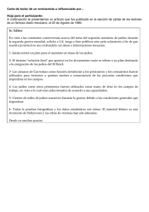 Carta de lector de un revisionista o influenciado por