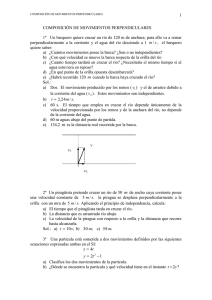 1 COMPOSICIÓN DE MOVIMIENTOS PERPENDICULARES