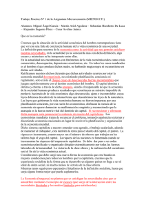 Trabajo Practico Nª 1 de la Asignatura Microeconomia (MIET0011T1)