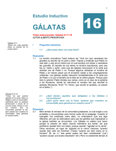Gálatas 6:11-18 - Pueblo Nuevo Bautista