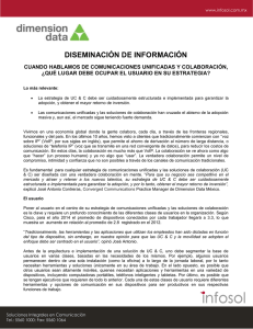 DISEMINACIÓN DE INFORMACIÓN
