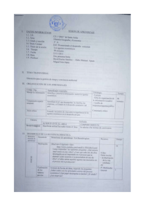 SESION DE APRENDIZAJE DATOS INFORMATIVOS 1.1. I.E. 1211