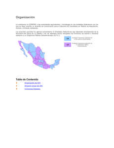 Atribuciones, Estructura y Funcionamiento del Sistema Federal