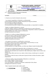 guia de estudio normas de seguridad y materiales de laboratorio