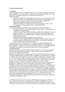 La Revolución Rusa y lo que siguió